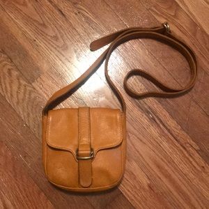 Anthropologie Nest mini crossbody leather bag